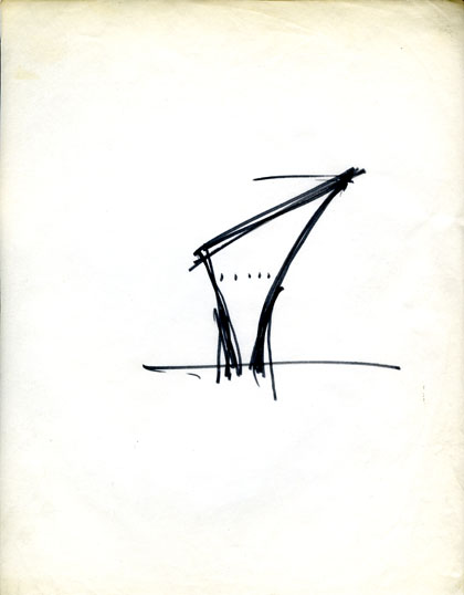 2 : Croquis d'études. 21 x 27 cm. Encre sur papier